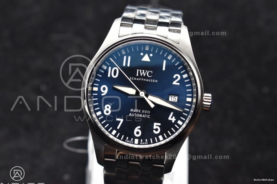 Best V7F SS Edition Bracelet XVIII 903 Asian Mark Breathable 1:1 Blue on ETA Dial 0111